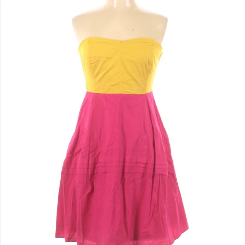 Anthropologie Maeve Strapless Dress - Size 6